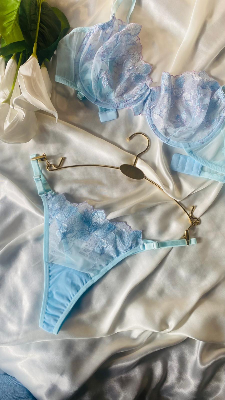 Bluvia Çiçek Desenli Sütyen Takımı